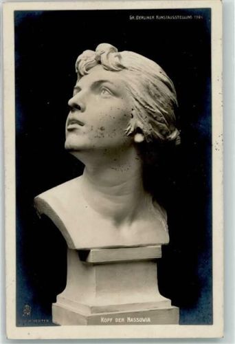 Berlin Mitte Kopf der Nassovia v. Herter Gr. Berliner Kunstausstellung 1906 Tucks Nr. 15