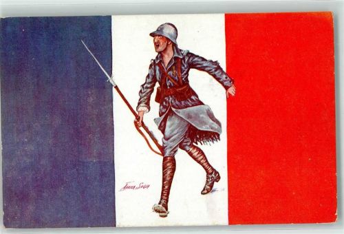 Les Drapeaux allies 345 Verlag A. Noyer Serie 66 AK