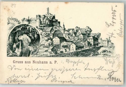 Neuhaus 1900 Burg Veldenstein
