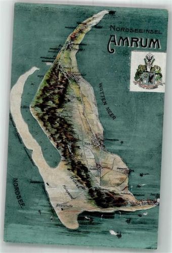 Nebel Nordseeinsel Amrum Wappen
