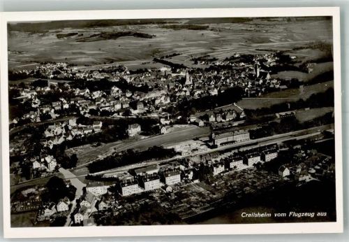 Crailsheim Fliegeraufnahme Freigeg. R.L.M