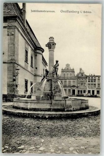 Greiffenberg 1912 Denkmal Jubiläumsbrunnen