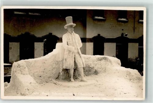 Schreiberhau 1935 Denkmal Schneefigur