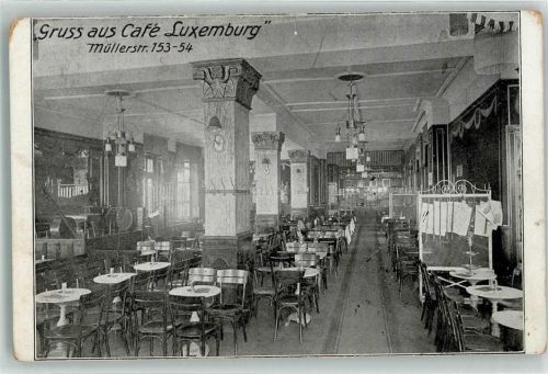 Wedding 1918 Gasthaus Cafe Luxemburg Müllerstaße