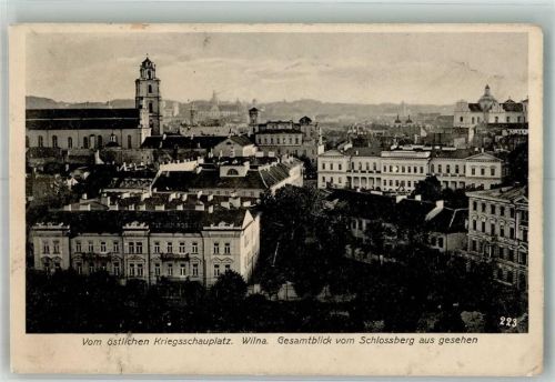 Wilna 1916 Feldpost WK I Nr. 166