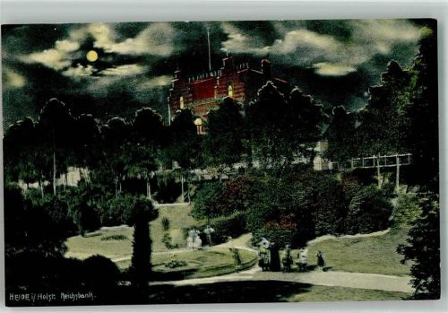 Heide Reichsbank bei Nacht
