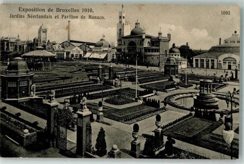 Monaco 1910 Ausstellung Brüssel 1910 Pavillon Monaco