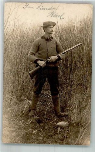 1909 Schütze mit Gewehr USA?