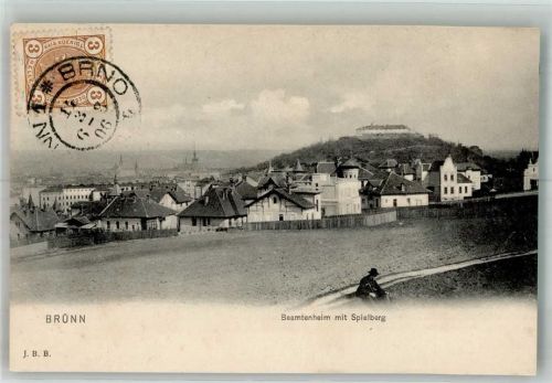 Brno 1906 Beamtenheim Spielberg Briefmarke Bildseite