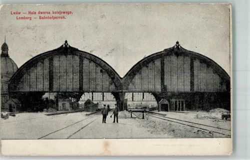 Lemberg 1910 Bahnhof