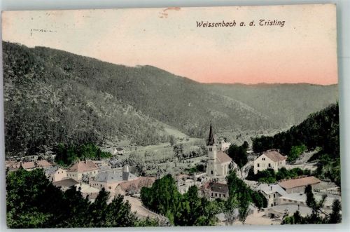 Weissenbach 1906 Kirche Landpost