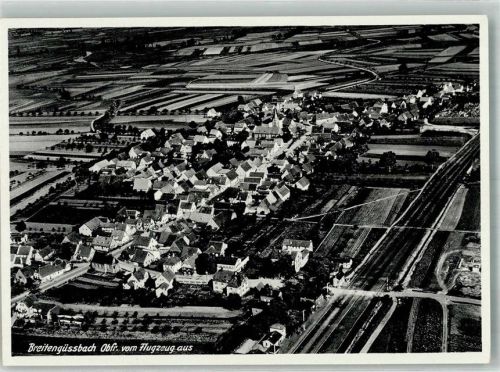 Breitengüßbach Fliegeraufnahme Freigeg. d. R.L.M.