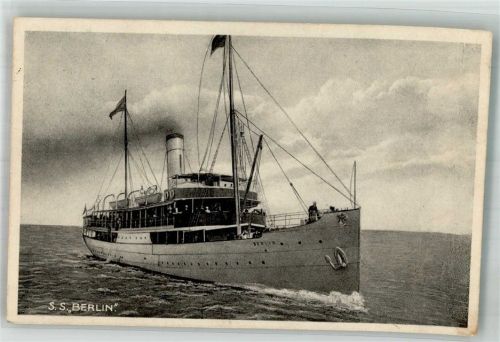 Binz Dampfer Berlin Ort lt. Stempel