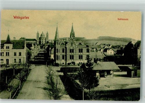 Weingarten 1911 Schlossstraße