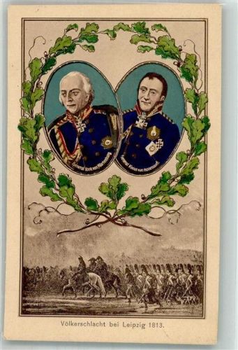 Völkerschlacht bei Leipzig 1813 General Wartenburg