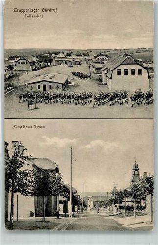Ohrdruf 1917 Truppenlager Fürst Reuss Straße Soldaten