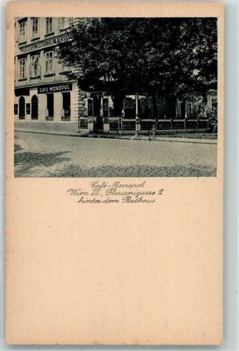 Wien Gasthaus Cafe Monopol Floriangasse