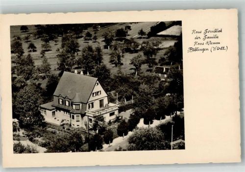 Böblingen Fliegeraufnahme Haus Fernblick