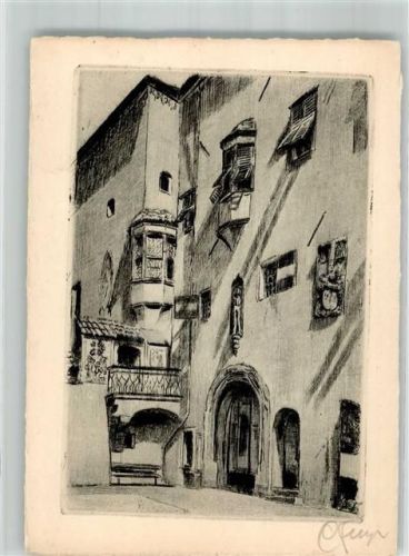 Hall Originalunterschrift Rathaus Ecke Verlag Gottfried Moser 2925