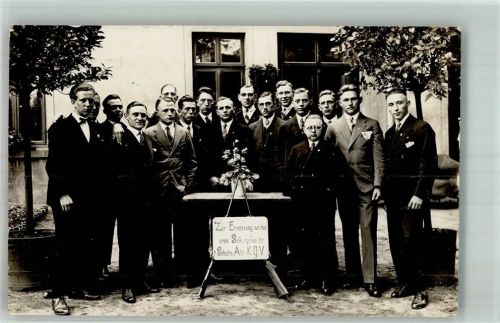 1. Stiftungsfest Katholischer Gesellenverein Schiehs Abt. KGV