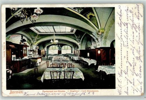 Barmen 1903 Gasthaus Zur Glocke Carl Siepmann