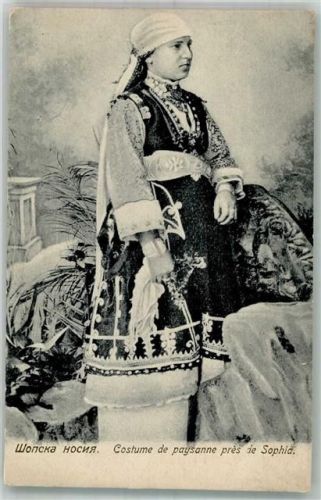 Sofia Sophia Foto AK Tracht Frau