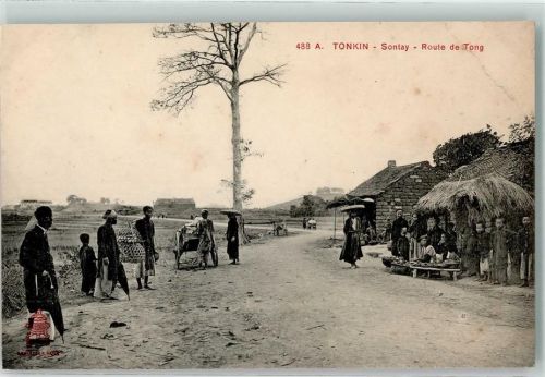 Tonkin Son Tay Straße nach Tong