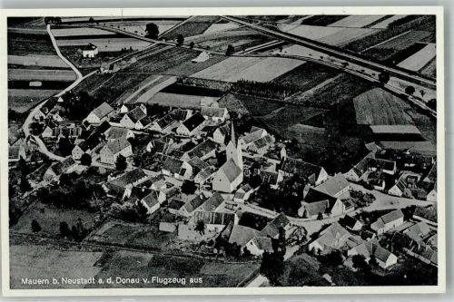 Mauern Fliegeraufnahme Freigeg. R.L.M.