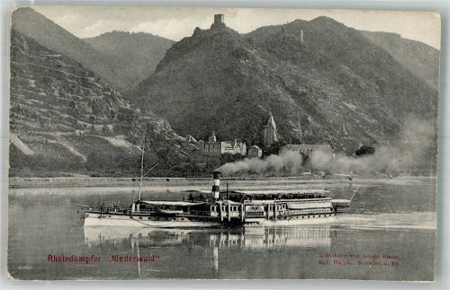 1906 - 1912 Rheindampfer Niederwald