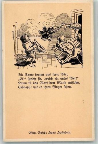 Hans Huckebein Serie 22 Nr. 3 Verlag Emil Müller