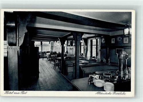Horn-Bad Meinberg Hotel zur Post Altdeutsche Bierstube Fotograf Schönlau
