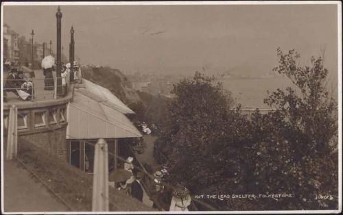 1915 The Leas Shelter, Folkstone, England. AKU1