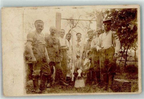 1915 WK I Ein Rind wurde geschlachtet