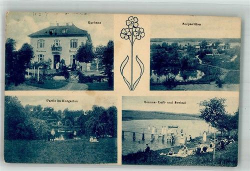 Reinfeld 1913 Kurhaus Seepavillon Sonnen-Luft- u. Seebad