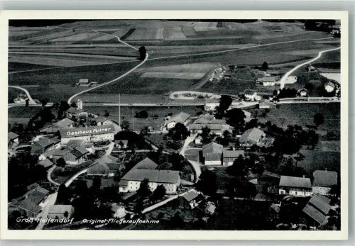 Großhelfendorf Fliegeraufnahme Gasthaus Fellner Freigeg. R.L.M.