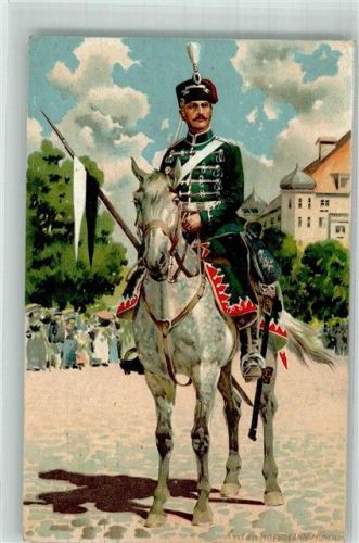 Deutsche Armee Künstler Karte Uniform Regiment Hoffmann, A. Künstlerkarte