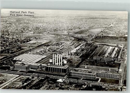 Detroit Highland Park Plant Ford Motor Company Industrie Fabrik
