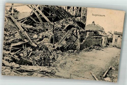 Guignicourt 1916 Feldpost WK I III.Armeekorps