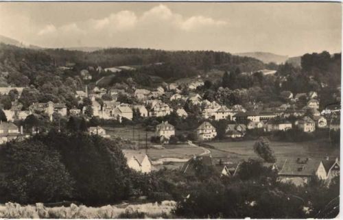 1962 Bad Liebenstein, Ansicht,Erhard Neubert AKU1