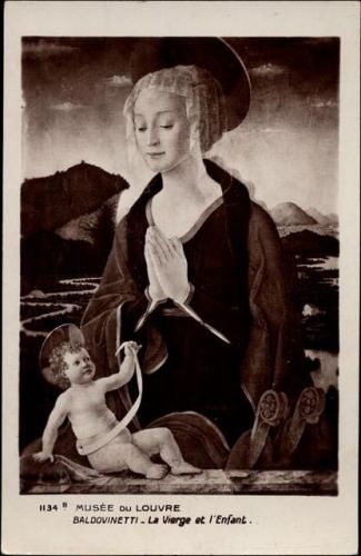 um 1920-30 Jungfrau mit Baby von Baldovinetti