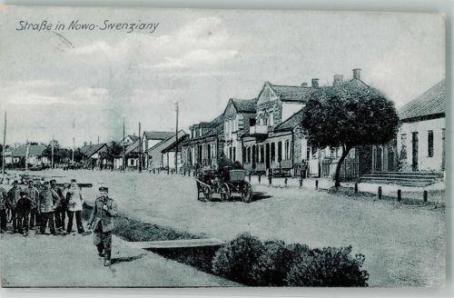 Memel Klaipeda 1917 Gebrauchsspuren Uniform Feldpost WK I Nowo-Swenziany