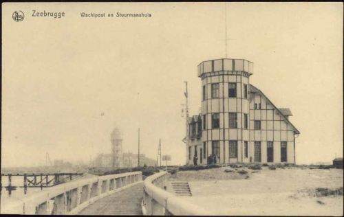 um 1910/20 Zeebrugge: Wachpost en Stuurmanshuis,Ern. Thill