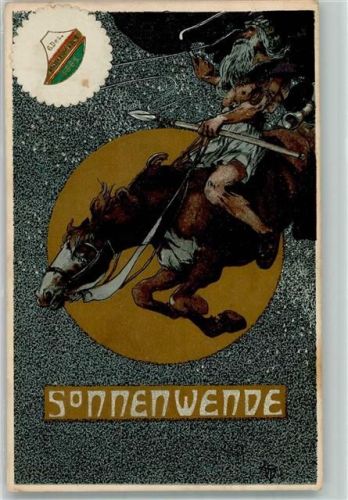 Sonnenwende sign. Apard Basch Verlag Südmark Nr. 72 Deutschtum