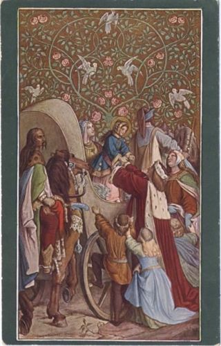 1910 König, Kinder, Pferde, Tauben,F. Bruckmann A. G. AKU1