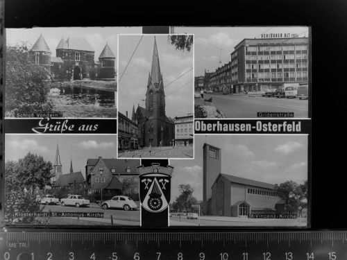 Osterfeld Mehrfachbildkarte