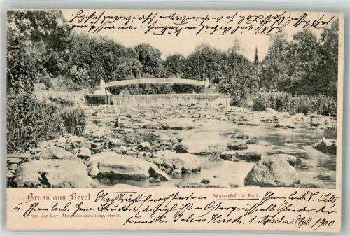 Tallinn 1900 Wasserfall