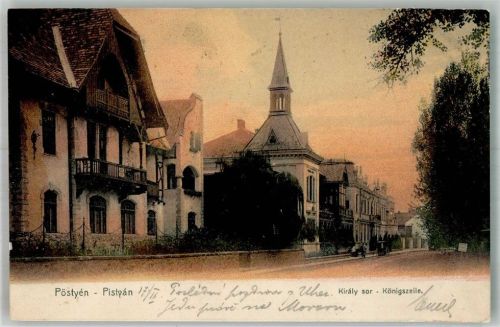 Pistyan 1905 Königszeile