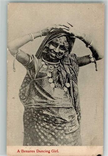 Bombay 1911 Tracht Dancing Girl Ort handschriftlich