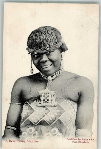 Port Elizabeth 1907 Tracht Frau Ort lt. Verlag
