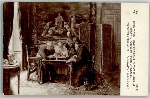 Kardinal Bischhof Salon de Paris v. H. Brispot Verlag A. Noyer Nr. 3739